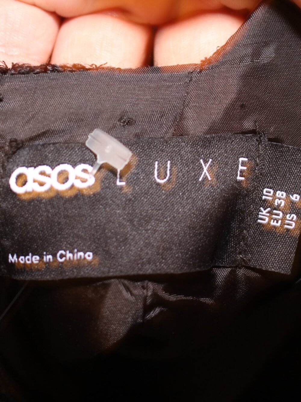NWT ASOS Luxe Tweed Dress Size 6 - Picture 8 of 11